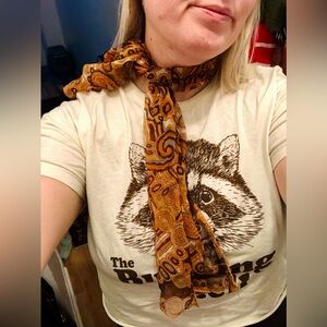 Vintage Silk Sheer Scarf